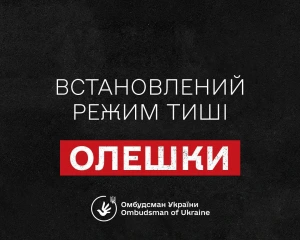 В Олешках розпочався "режим тиші"