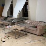 Який вигляд має пошкоджене ударом РФ посольство Катару у Києві (фото)