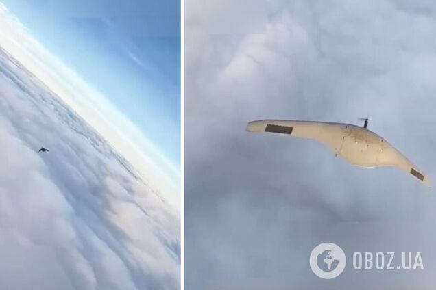 Маневрений поєдинок у повітрі: прикордонники показали перехоплення ворожого дрона. Відео